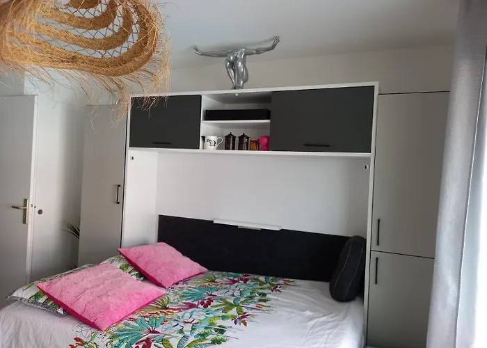 Апартаменты T1 Ideal 4 Pers Piscine & Garage Securise Et Calme